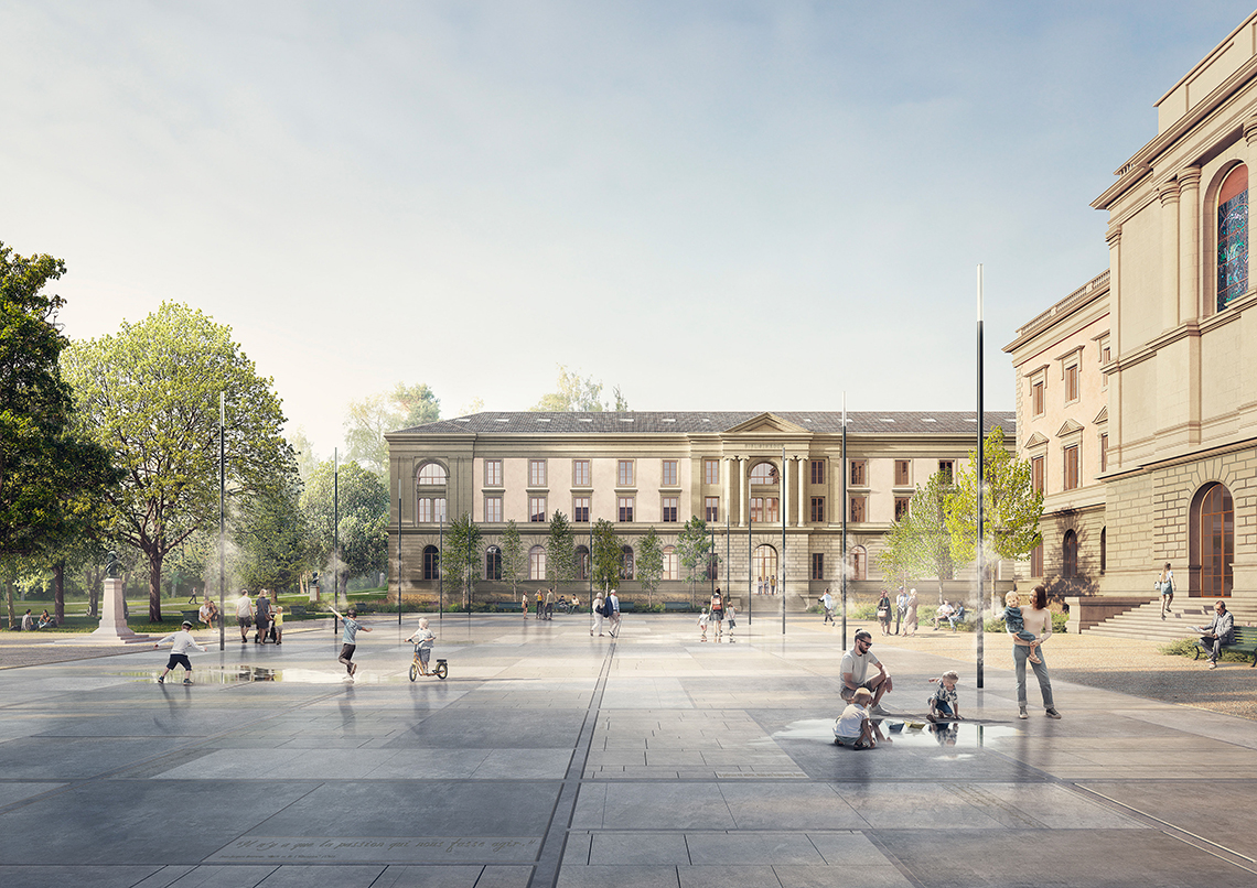 Bibliothek Genf Restaurierung und Erweiterung Dr. Lüchinger+Meyer