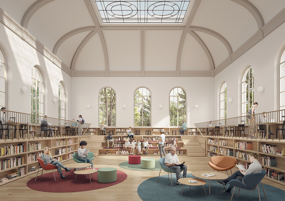 Bibliothek Genf Restaurierung und Erweiterung Dr. Lüchinger+Meyer